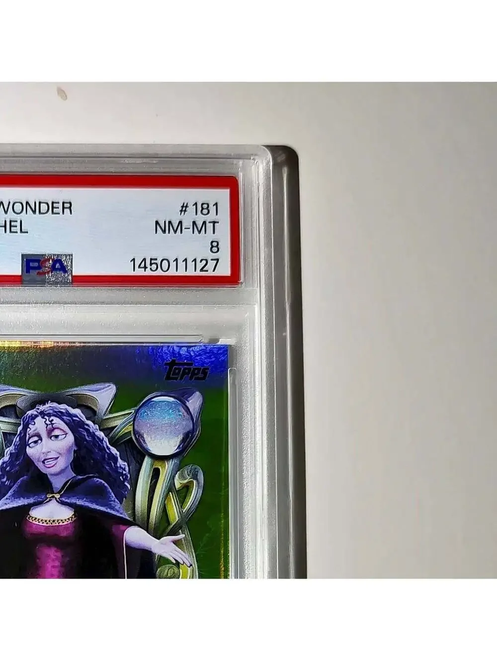 Mother Gothel 2025 Topps Disney Wonder #181 Card Tangled PSA 8 NM-MT